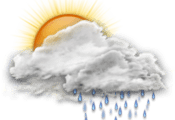 Awan banyak dengan kemungkinan hujan renyai hujan