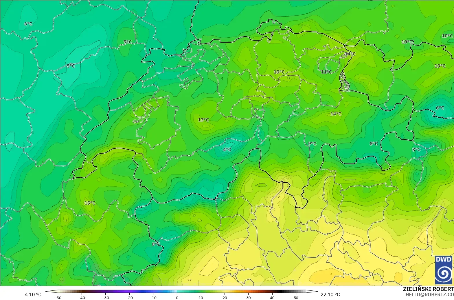 ICON model - Switzerland, Takat Embun 2 m